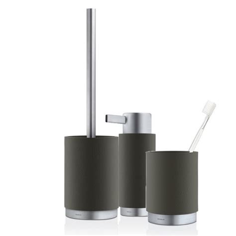 Blomus Ara Bathroom Set | Anthracite | Black by Design