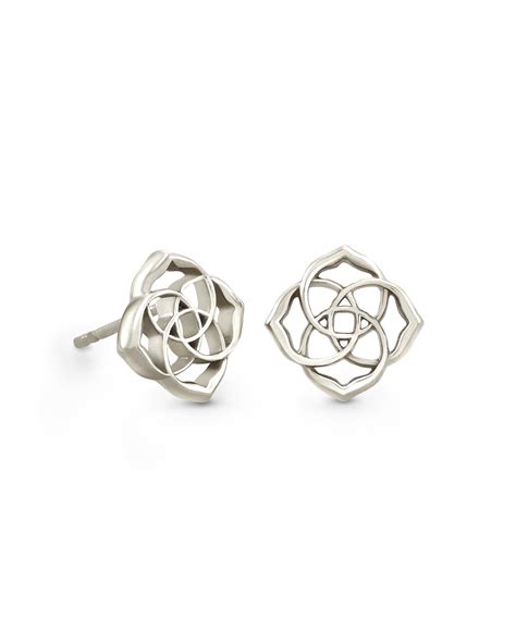 Dira Stud Earrings In Sterling Silver Kendra Scott