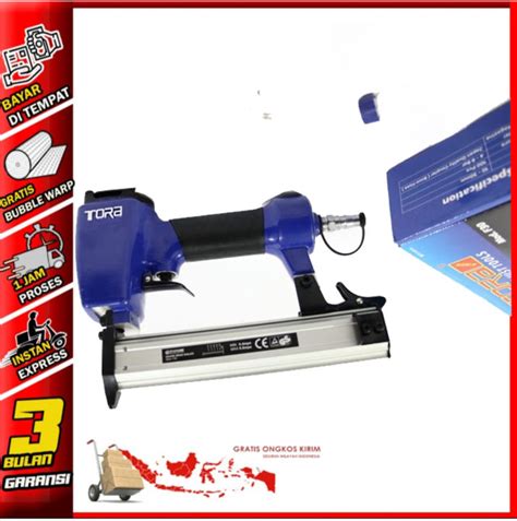 Air Nailer F Pneumatic Brad Nailer Stapler Gun Mesin Paku Tembak