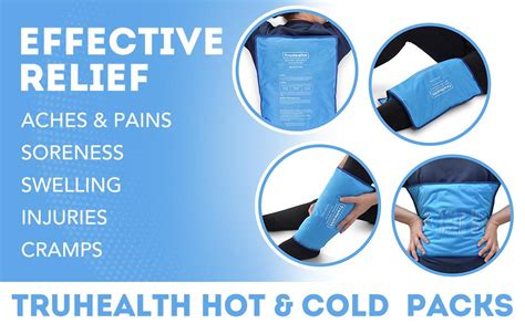 Truhealth Extra Large Hot Cold Gel Ice Pack Reusable Therapy