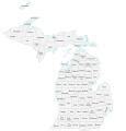 Map Of Michigan Cities And Roads GIS Geography