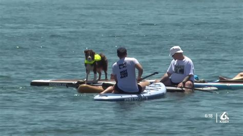 Campers Take Advantage Of Warm Weather At Lake Nacimiento Resort On