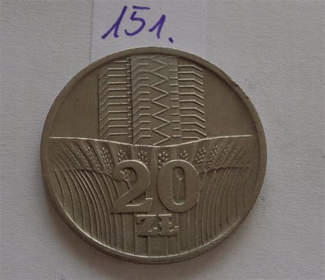 20 złotych z 1973 roku wieżowiec z PRL u 14105380809 Allegro pl