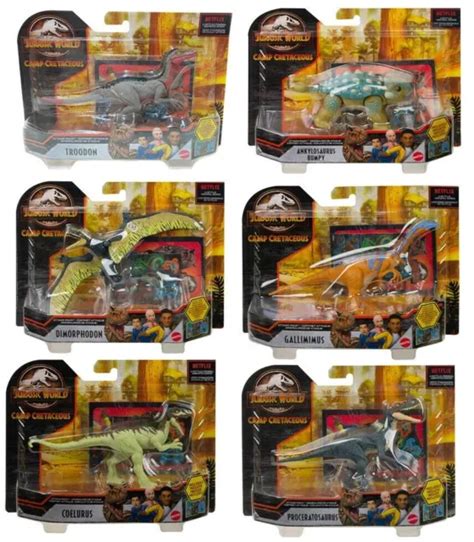 Jurassic World Park Dinosaur Camp Cretaceous Dino Escape Pack Figure Toy T £15 99 Picclick Uk