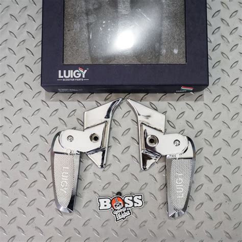 Jual Footstep Luigy Full Chrome Vespa Sprint Primavera Shopee Indonesia