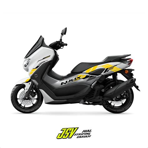 Striping NMAX 155 Model 160 Custom Transparent UV Solid Sticker NMAX