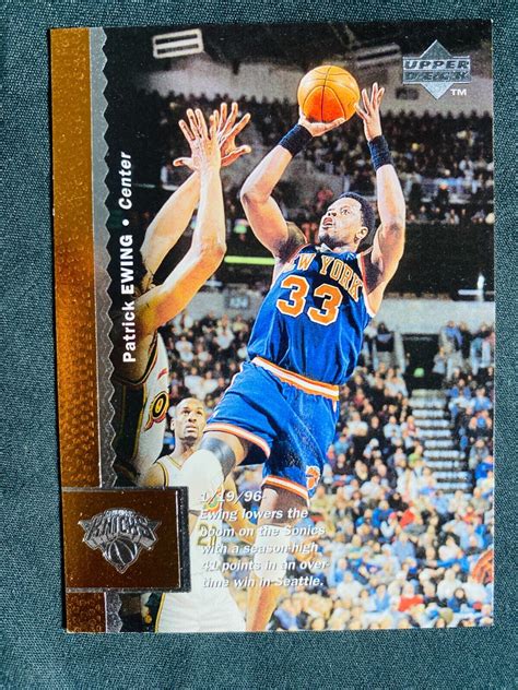 Upper Deck Patrick Ewing Nm Mt Nba Basketball Card Ebay