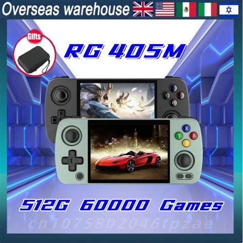 Mini Console Super Retro Port Til Do V Deo Anbernic Rg405M PSP PS2 Esta