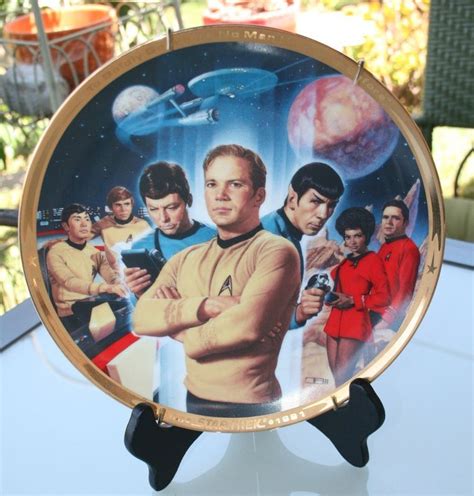 Star Trek 25th Anniversary Hamilton Collection Plate Thomas Blackshear