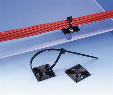 Cable Tie Mounts And Accessories Insulok Base Screw Mounting Hellermann Tyton Misumi