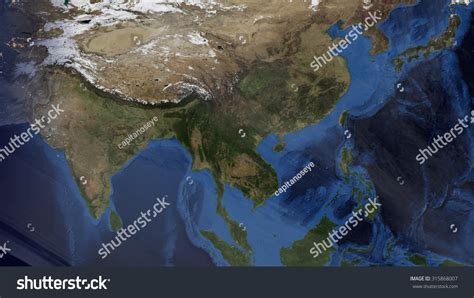 12,388 Asia Satellite Map Images, Stock Photos & Vectors | Shutterstock