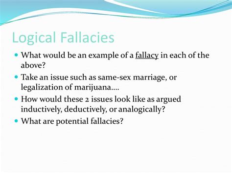 Logical Fallacies Ch 6 Rrw Ppt Download