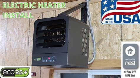 Diy Electric Heater Install In The Garage King Electric Eco2s Cold