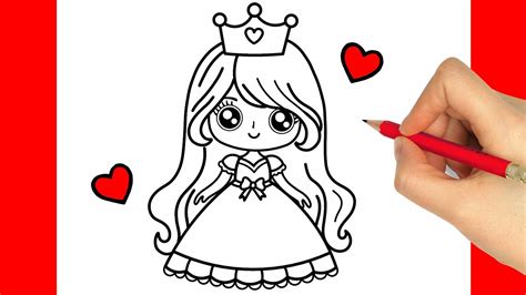 Como Desenhar Uma Princesa Facil Youtube