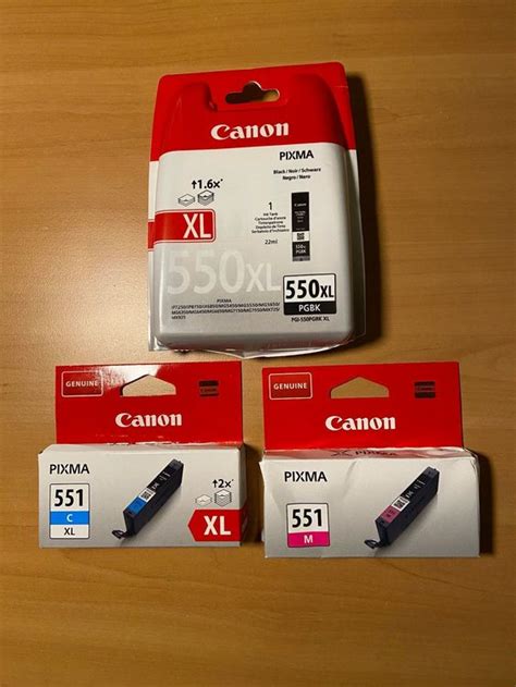 Canon Tinte Pixma 550 551 XL Kaufen Auf Ricardo