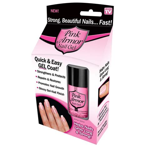 Ontel Armor Nail Gel Pink 045 Fl Oz As Seen On Tv Nail Repair Products