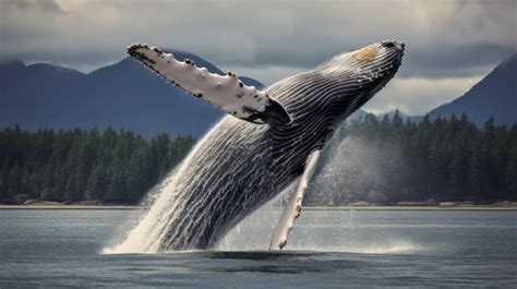 Premium Photo | Blue whale jumping in the ocean