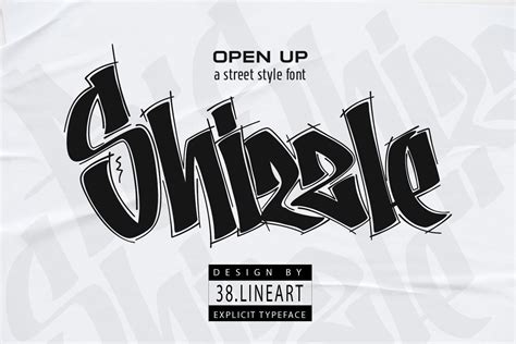 Shizzle - Graffiti Font - Design Cuts