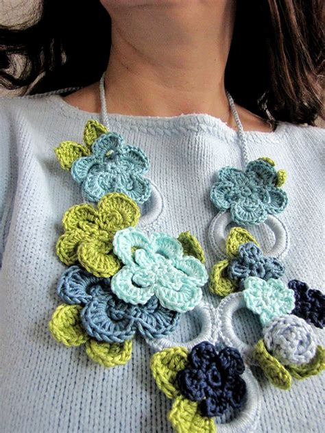 Little Treasures Last Minute Ts Series Crocheted Necklace Pdf Tutorial