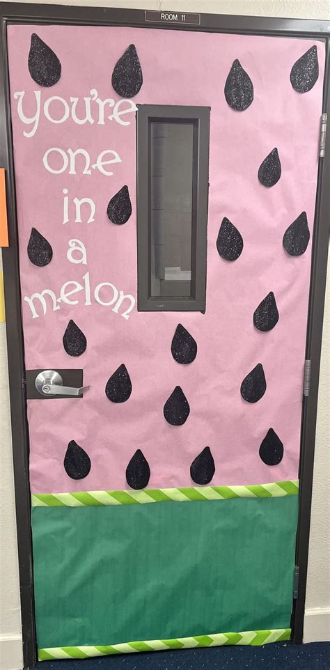 Watermelon Classroom Door Preschool Door Decorations Teacher