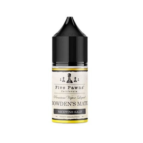 Bowden S Mate De Five Pawns Nic Salts Vapemex