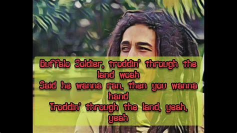 Bob Marley Buffalo Soldier Lyrics Youtube