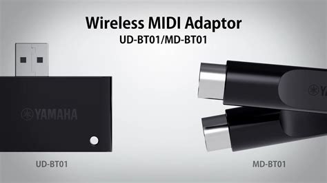 Wireless MIDI Adaptor MD BT01 And UD BT01 YouTube