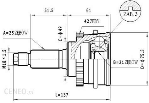 Przegub Statim Zestaw Przegubu Półoż Napędowa C 638 Opinie i ceny na