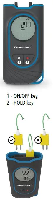 Sauermann Si HH3 HVACR Portable Thermo Hygrometer User Guide