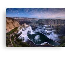 "Winter at Palouse Falls" by Dan Mihai | Redbubble