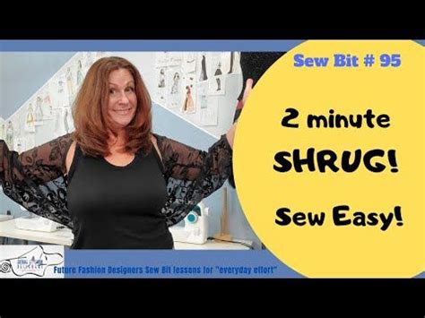 Sew A Quick Shrug Sew Easy Easy Sewing Shrug Diy Sewing Shrug