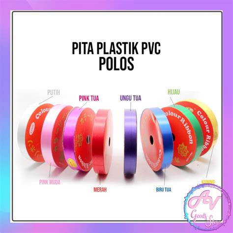 Jual Pita Pita Jepang Pita Kado Plastik Polos PITA PVC JEPANG