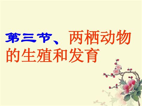 两栖动物的生殖和发育课件word文档在线阅读与下载无忧文档