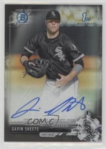 Bowman Draft Chrome Pick Black Refractor Gavin Sheets Cda Gs