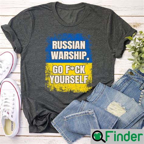 Russian Warship Go Fuck Yourself Shirt Q Finder Trending Design T Shirt