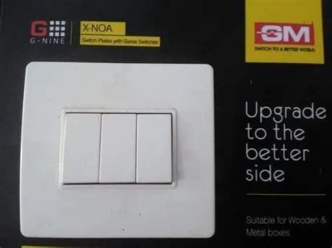 A Gm G Nine Modular Switches With X Noa Switch Plates M Way At