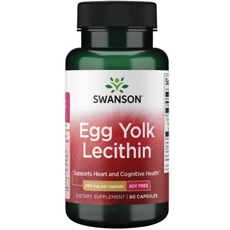 Swanson Premium Egg Yolk Lecithin 60 Caps Swanson Health Products