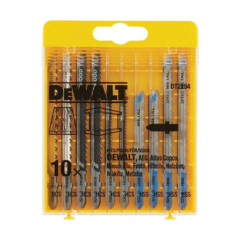 Dewalt Dt Qz Xpc Wood Metal Cutting Jigsaw Blade Set X Pcs