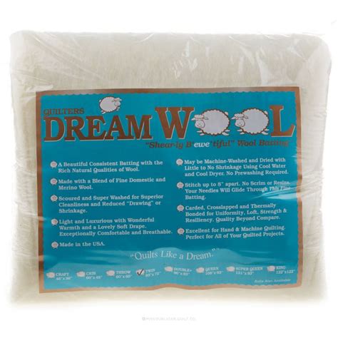 Quilter's Dream Wool Twin Batting