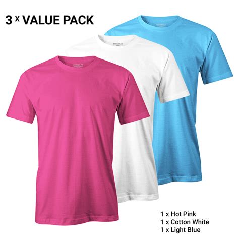 Mens Crew Neck T Shirts Bundle Pack 0059 Premium Menswear At Best