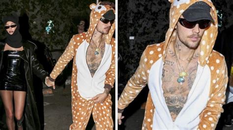 Justin Bieber Haileys Wild Halloween Looks Revealed Photos