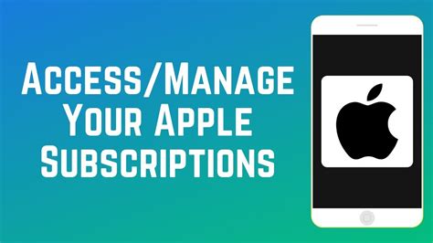 How To Access And Manage Your Apple Subscriptions On Ios Youtube