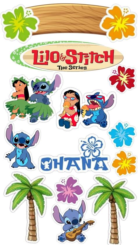 Topo De Bolo 2F0 Lilo And Stitch Cake Lilo And Stitch Ohana Stitch Cake