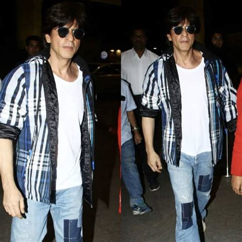 Shah Rukh Khan Sports A Casual Look As He Jets Off To Unknown ...