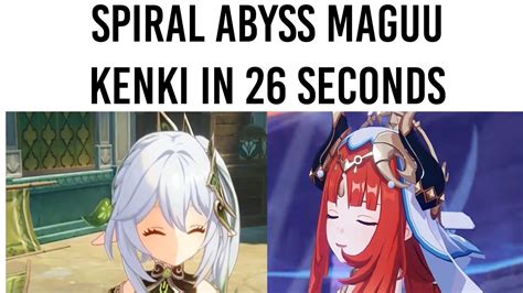 Nahida C2 Nilou Destroy 3 Maguu Kenki In 26 Seconds Spiral Abyss