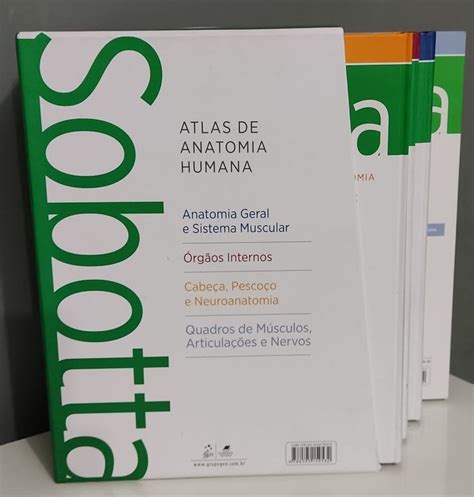 Livro Sobotta Atlas de Anatomia Humana 3 Volumes 25ª Edição Livro