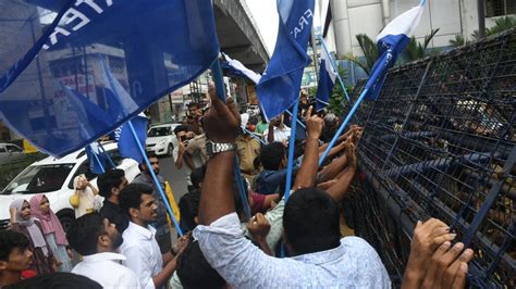 Protests Against The Screening Of The Kerala Story In Kochi The Hindu