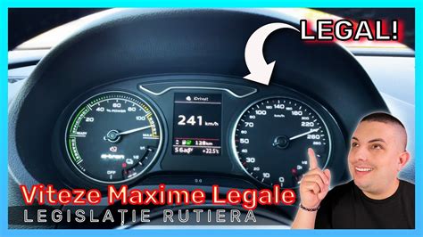 Viteza Maxim Legal Cu Care Po I S Conduci Un Autoturism Pe