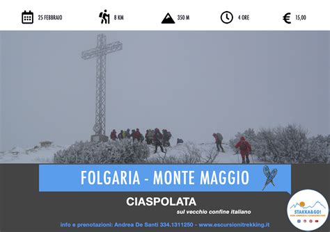 Ciaspolata Sul Monte Maggio Escursionismo It