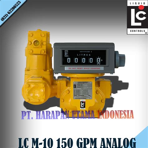 Jual Flow Meter Liquid Control Lc Meter With Counter Strainer Air